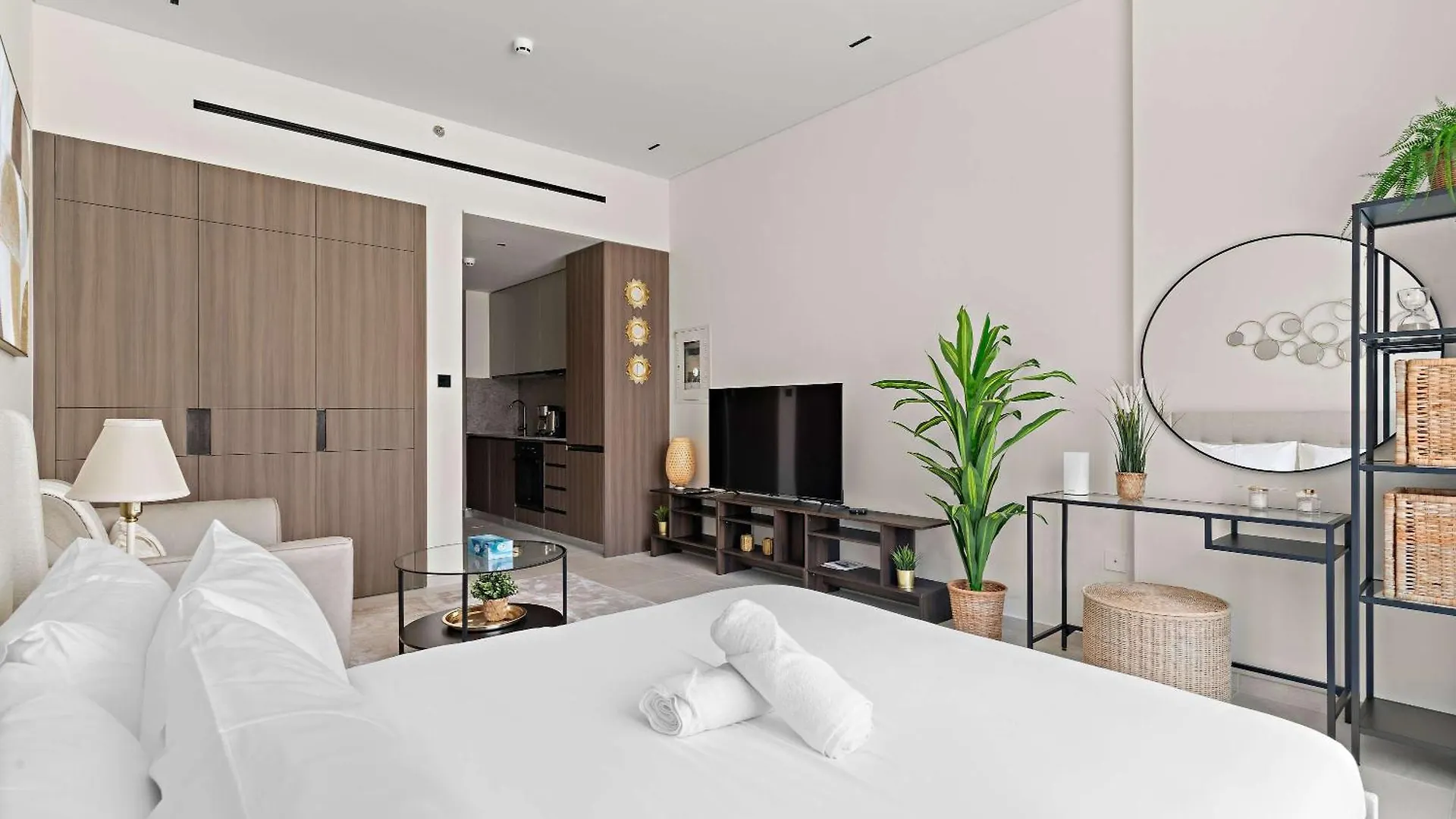 Apartment Bright & Cozy Studio In A New Residence In Arjan Dubai