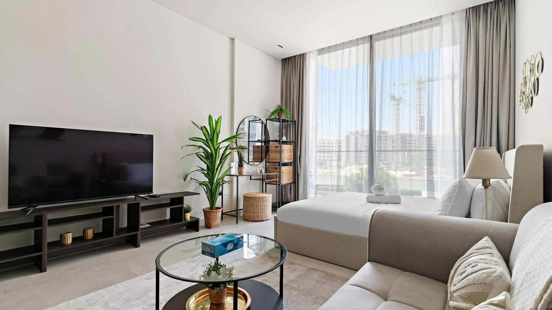شقة Bright & Cozy Studio In A New Residence In Arjan دبي